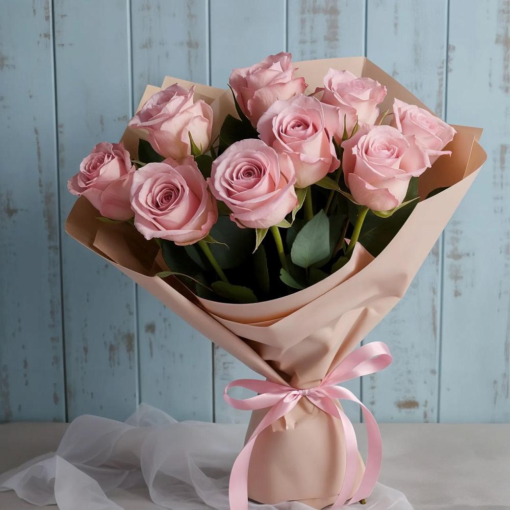 Букет цветов из: Розы в Туме