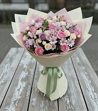 Букет цветов из:  Розы и Хризантемы в Туме