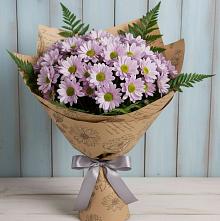 Букет цветов из:  Хризантемы #REPLACE_PRED# Туме