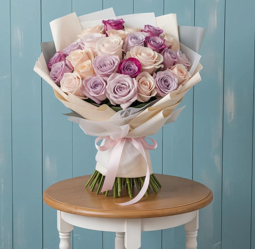 Букет цветов из: Розы в Туме