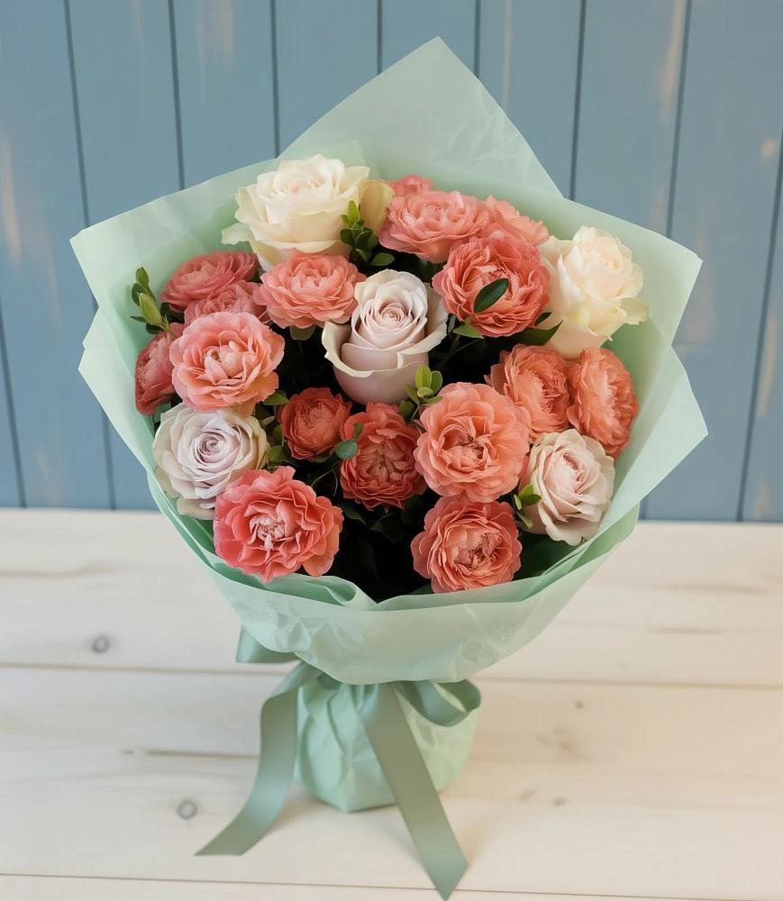 Букет цветов из: Розы в Туме