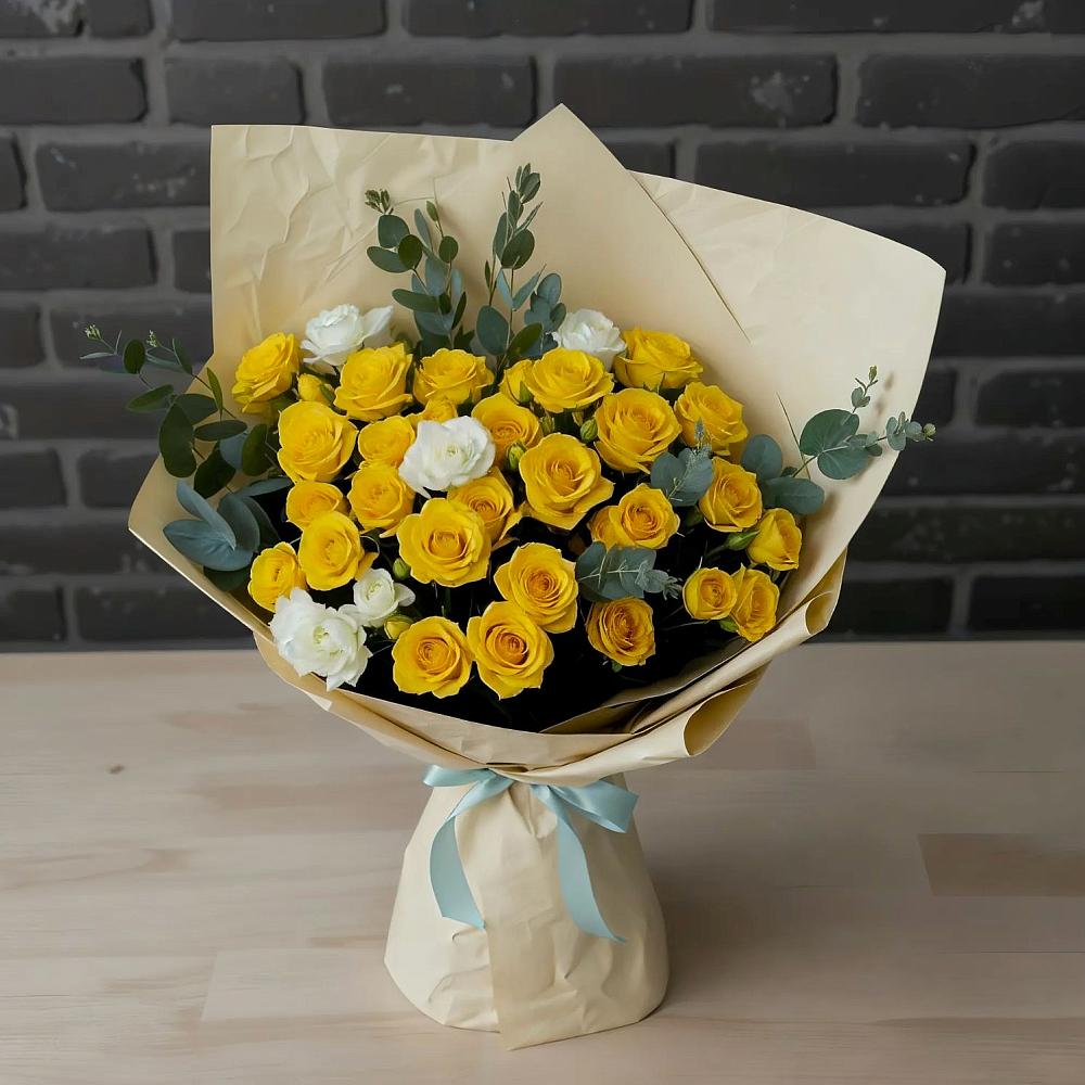 Букет цветов из: Розы в Туме