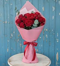 Букет цветов из:  Розы в Туме
