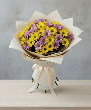 Букет цветов из:  Хризантемы в Туме