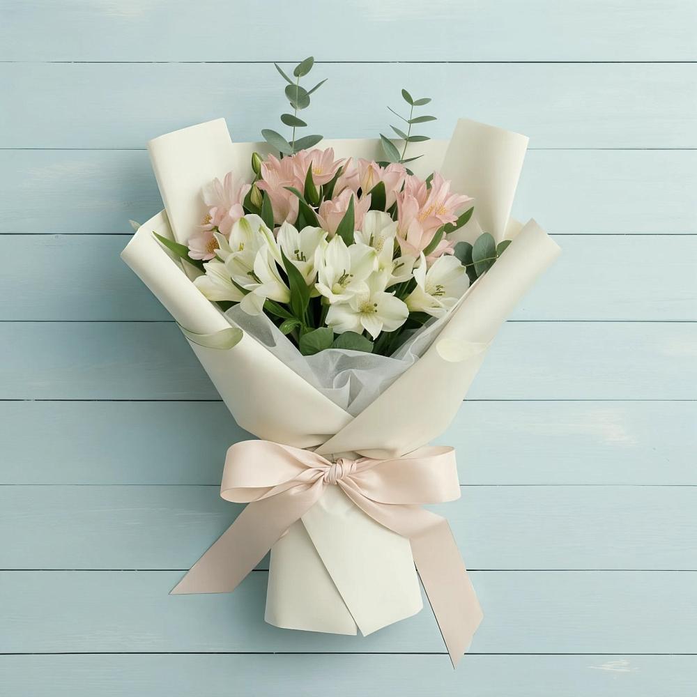 Букет цветов из: Альстромерии в Туме