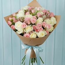 Букет цветов из:  Розы в Туме
